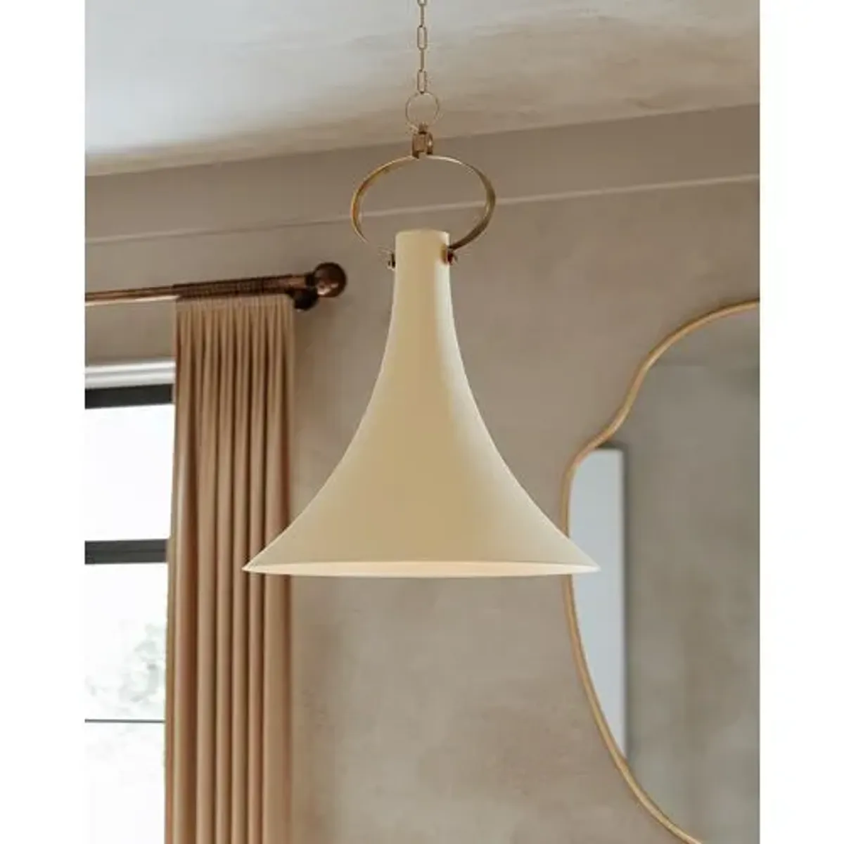 Radcliff Pendant - Patina Brass/Soft Sand - Troy Lighting - Gold
