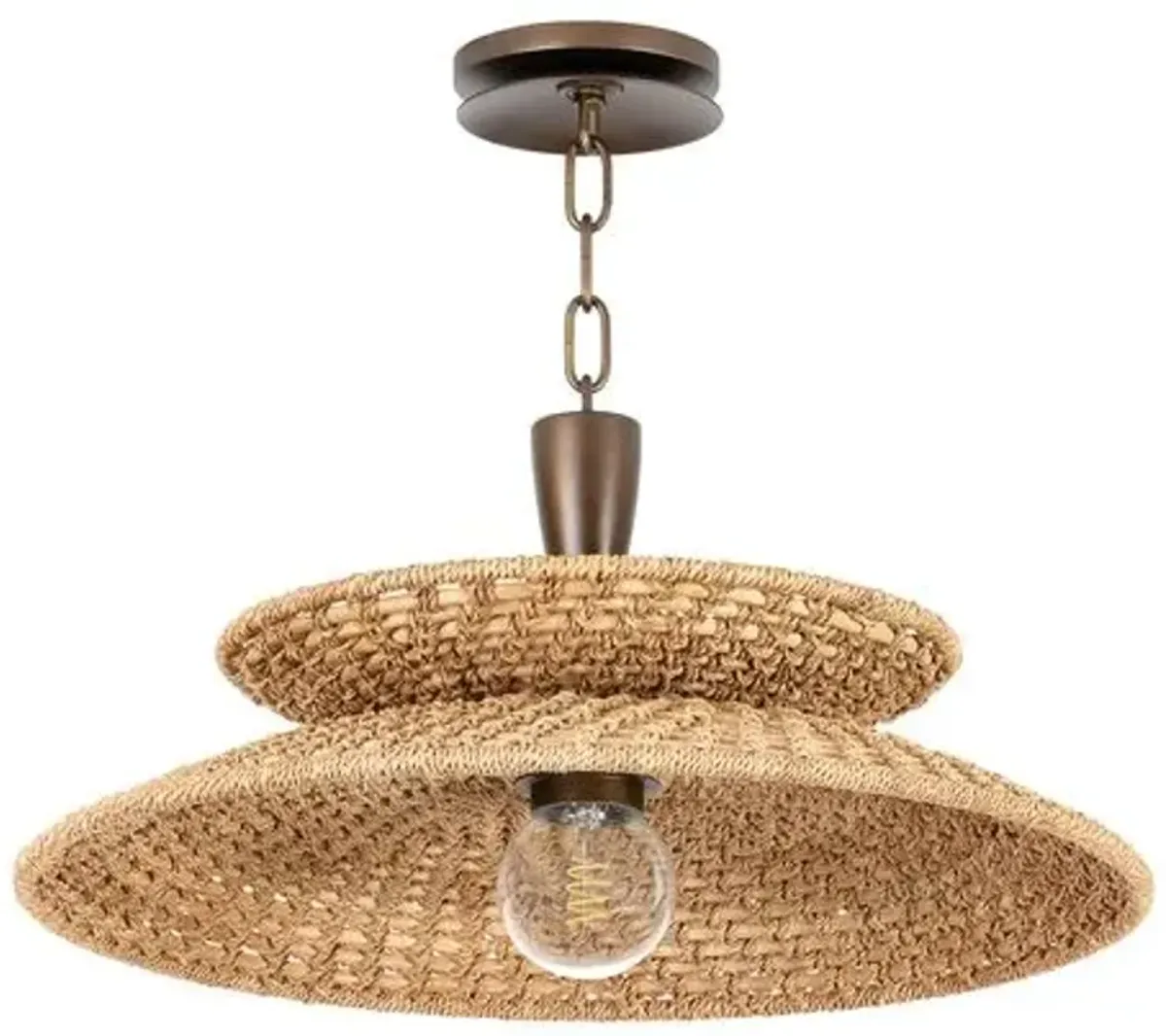 Landry Pendant - Troy Lighting - Brown