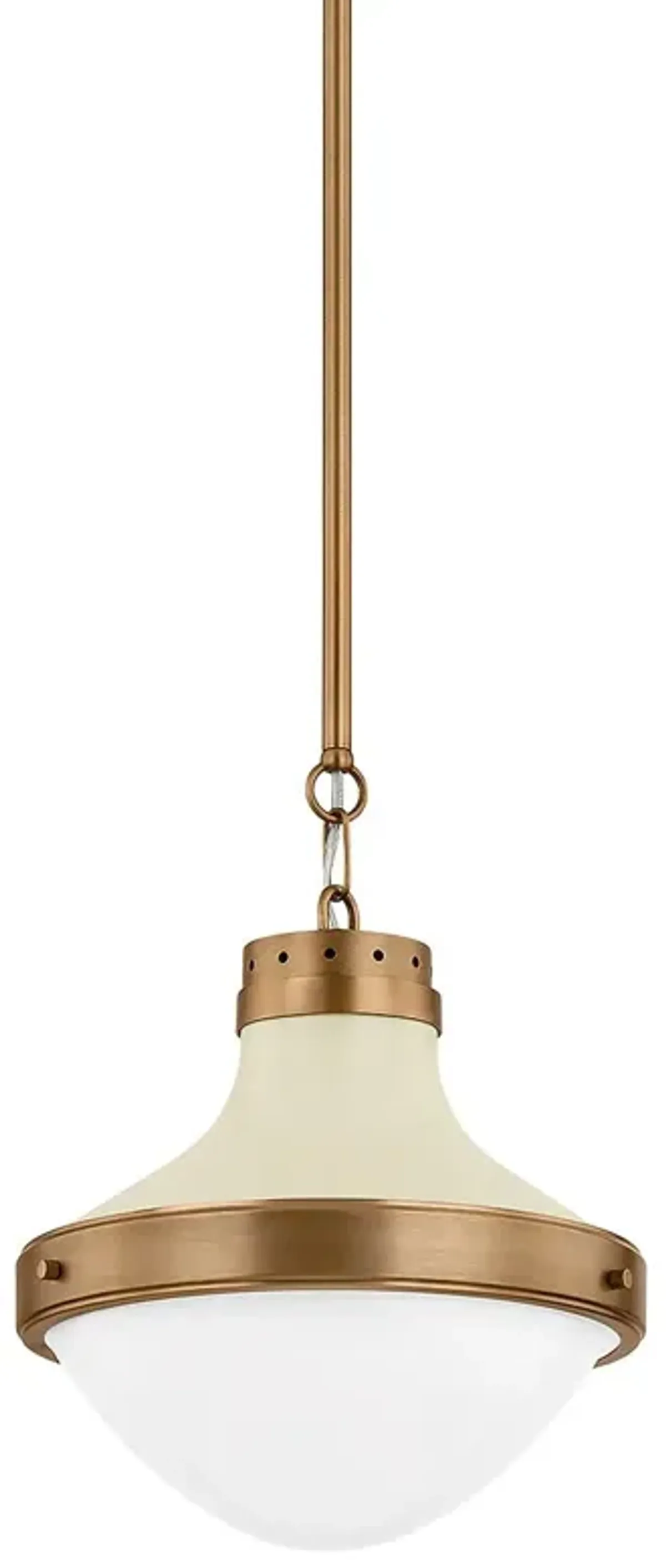 Maxton Pendant - Patina Brass/Soft Sand - Troy Lighting - Gold
