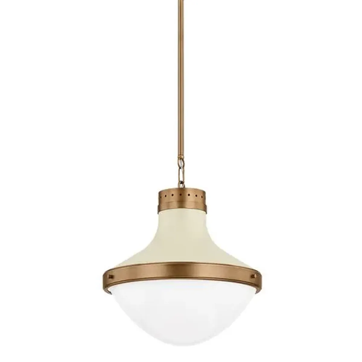 Maxton Pendant - Patina Brass/Soft Sand - Troy Lighting - Gold