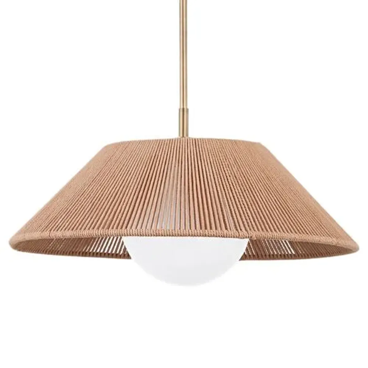 Lisbon Pendant - Natural/Patina Brass - Troy Lighting - Gold