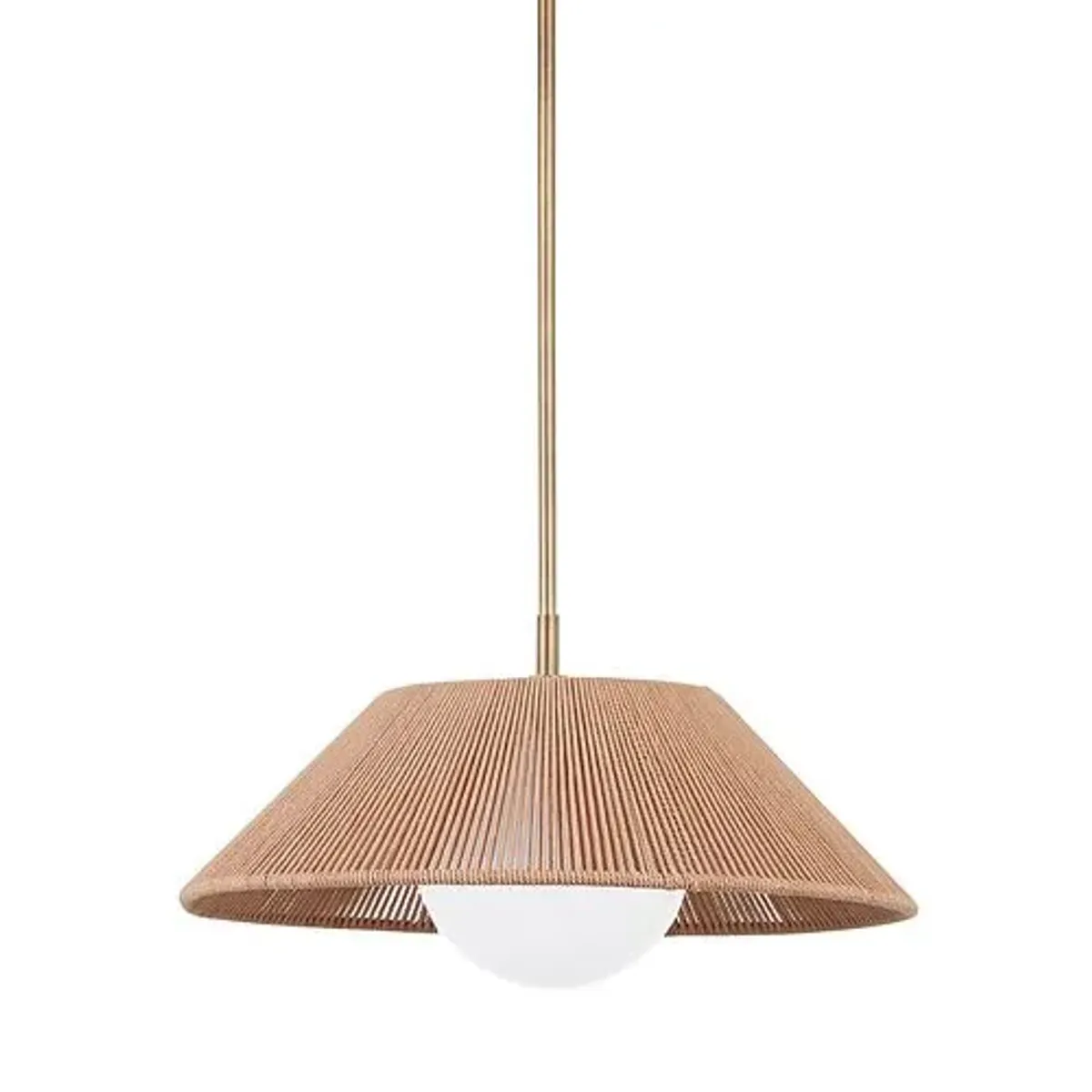 Lisbon Pendant - Natural/Patina Brass - Troy Lighting - Gold