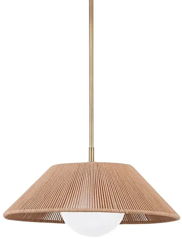 Lisbon Pendant - Natural/Patina Brass - Troy Lighting - Gold