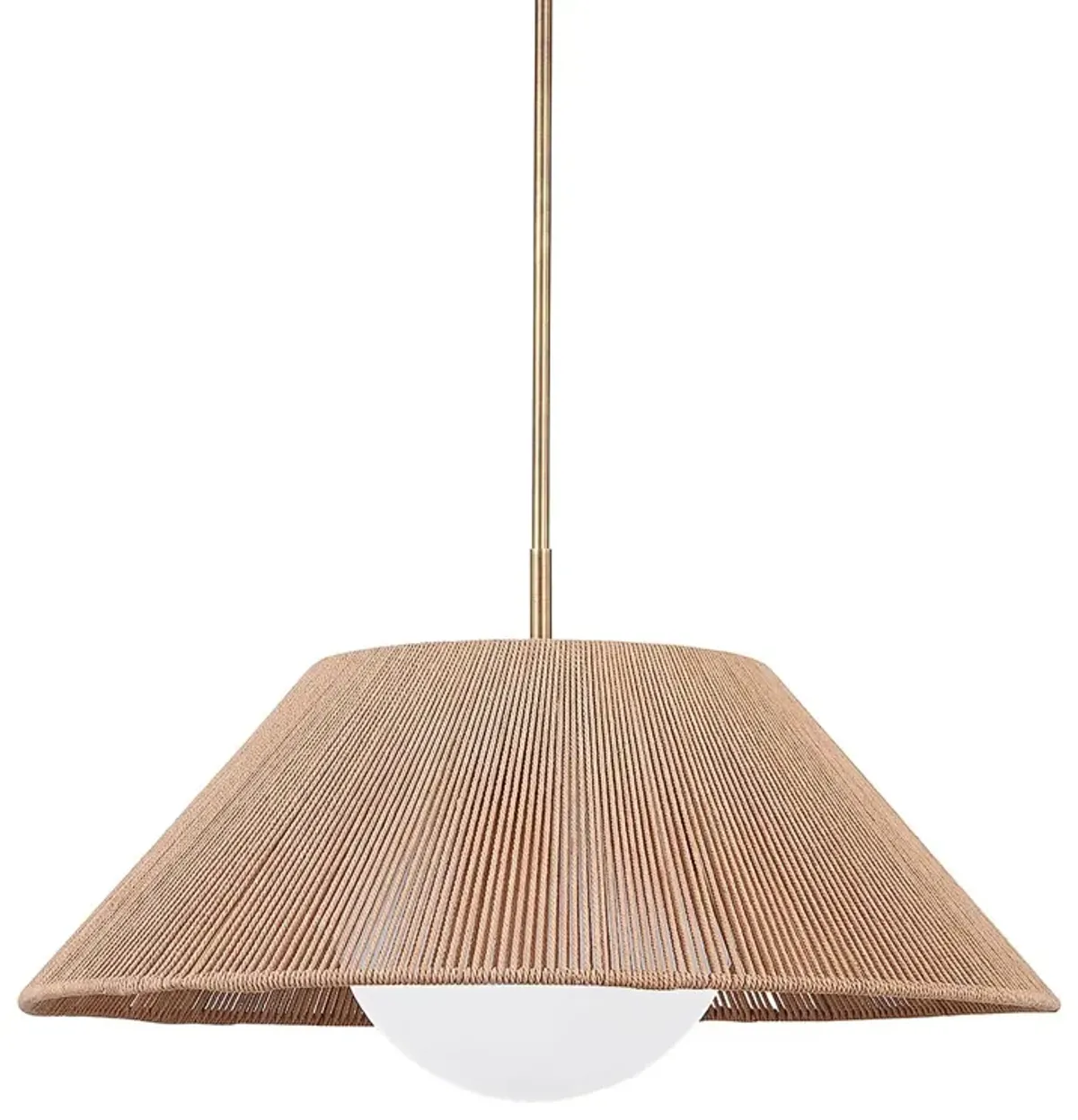 Lisbon Pendant - Natural/Patina Brass - Troy Lighting - Gold