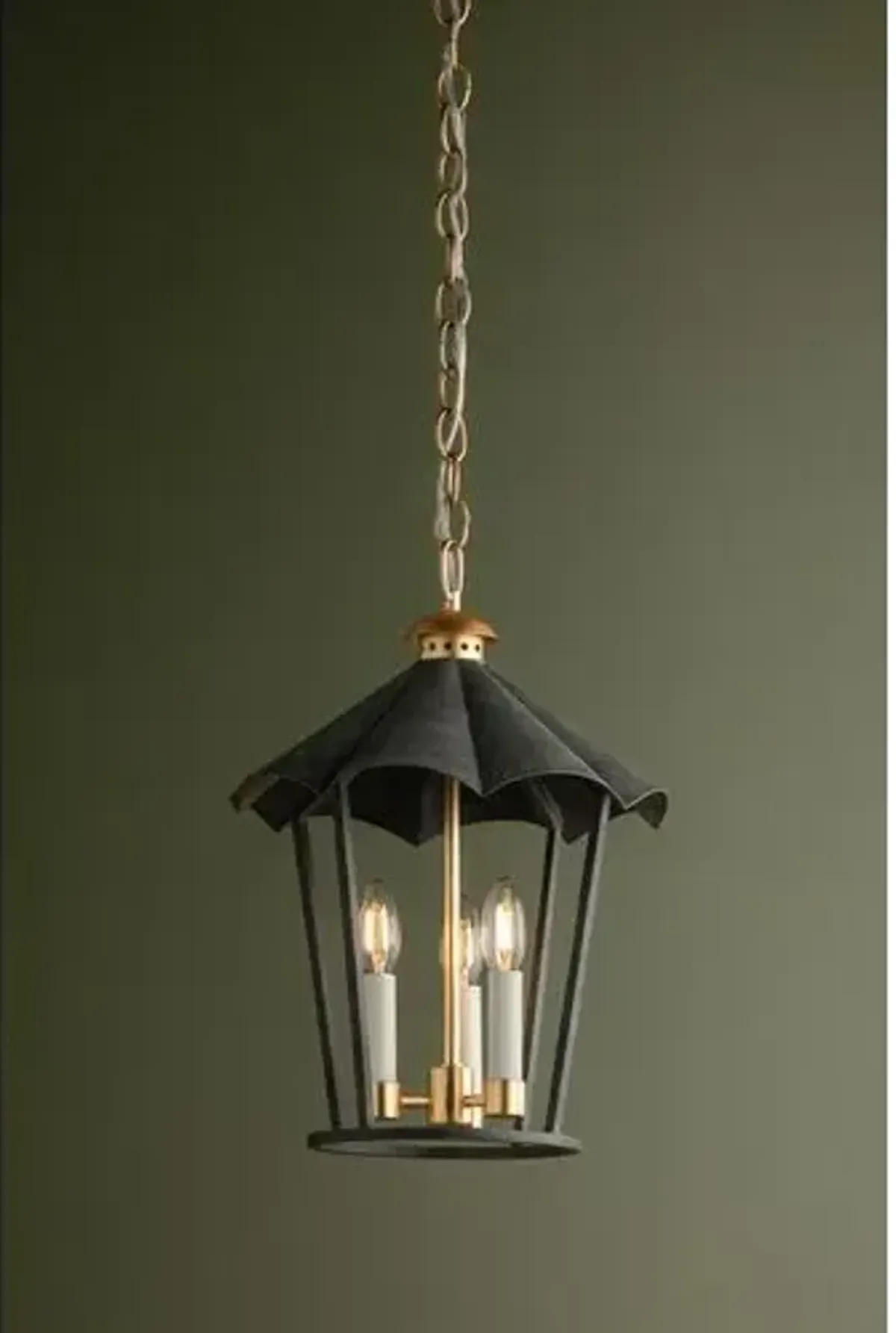 Wildomar Lantern - Vintage Gold Leaf/French Iron - Troy Lighting