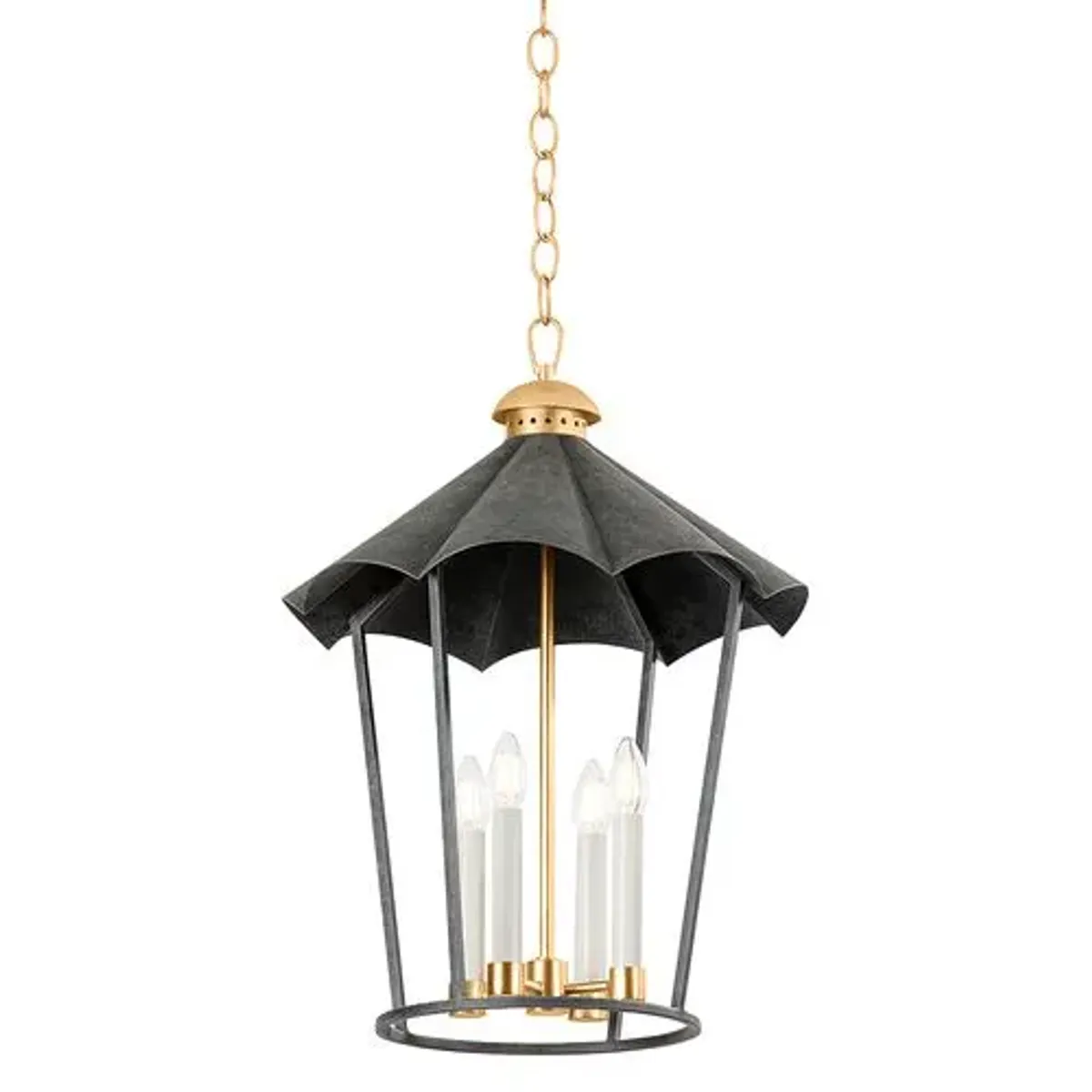 Wildomar Lantern - Vintage Gold Leaf/French Iron - Troy Lighting