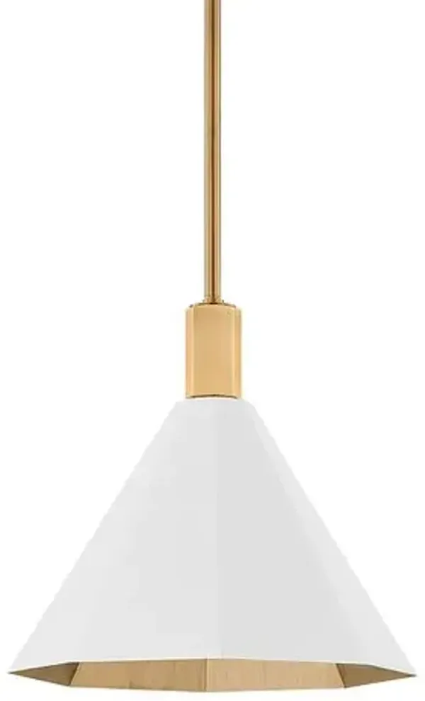 Huntley Pendant - Troy Lighting - White