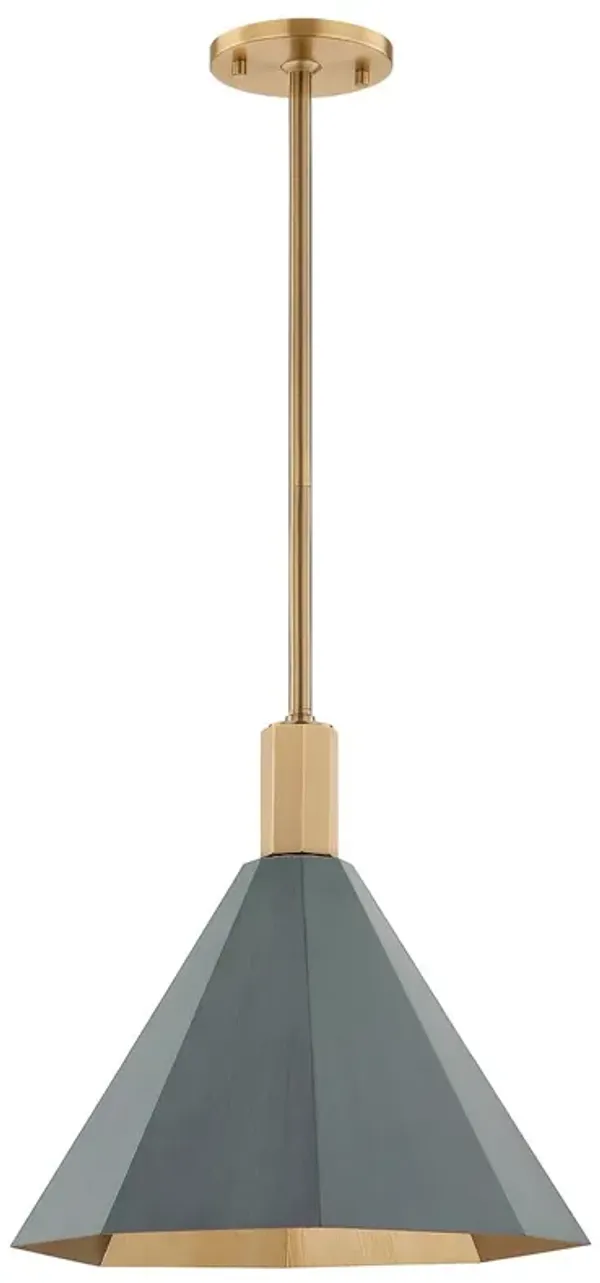 Huntley Pendant - Troy Lighting - Gray
