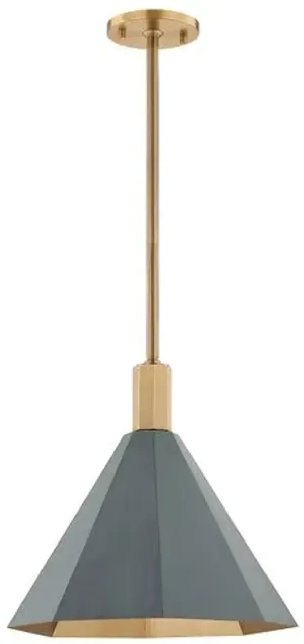 Huntley Pendant - Troy Lighting - Gray