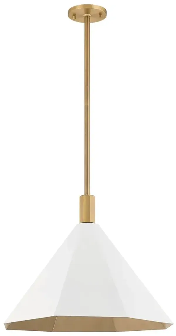 Huntley Pendant - Troy Lighting - White