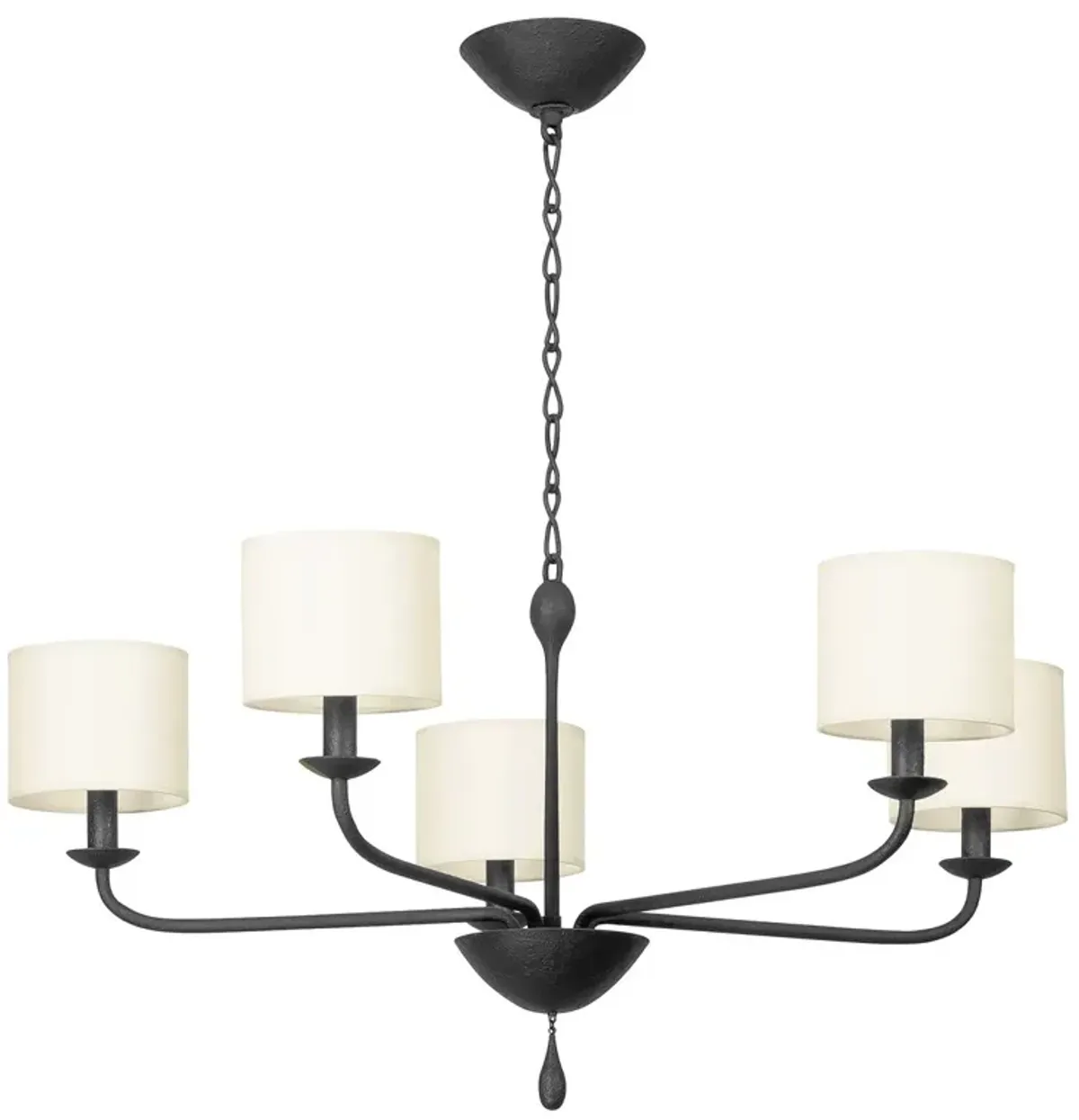 Osmond Chandelier - Troy Lighting - Black
