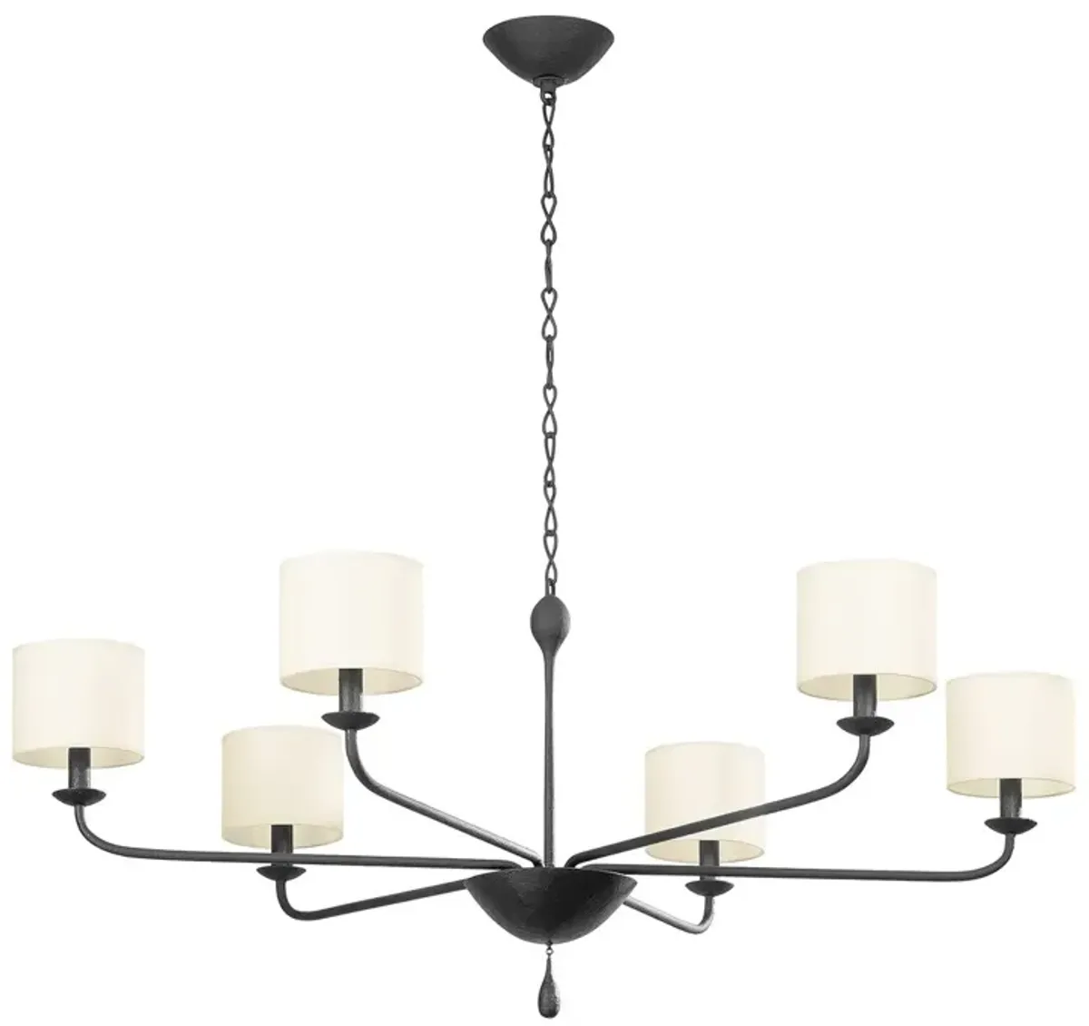 Osmond Chandelier - Troy Lighting - Black