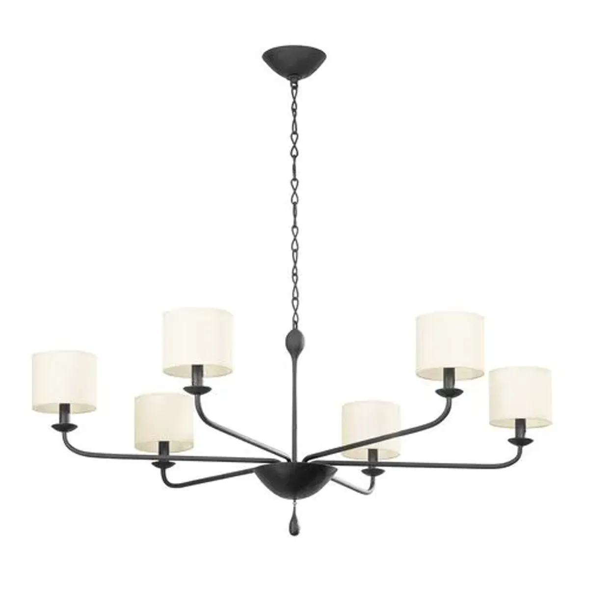 Osmond Chandelier - Troy Lighting - Black