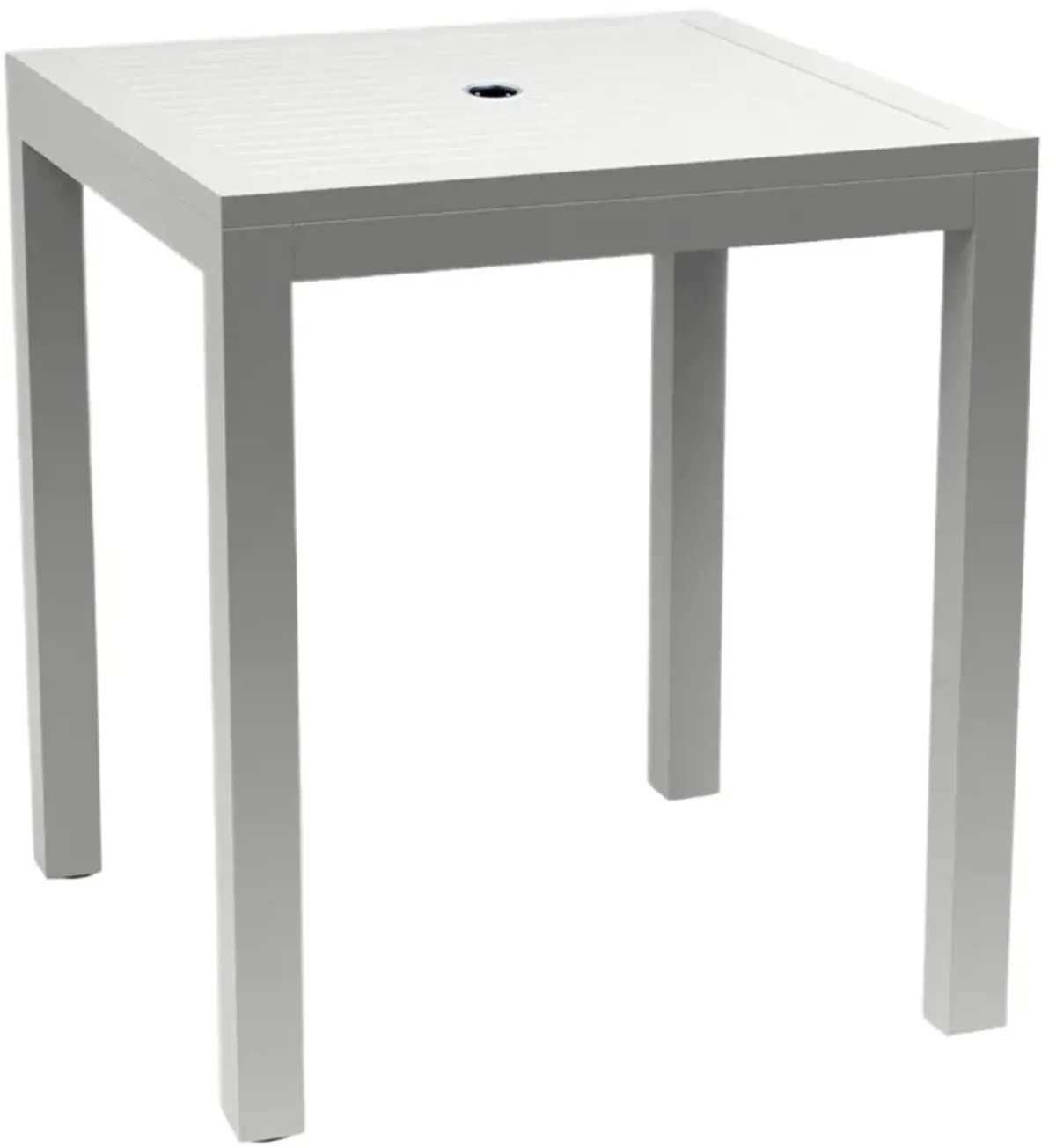 Harlyn Outdoor Aluminum Pub Table, White
