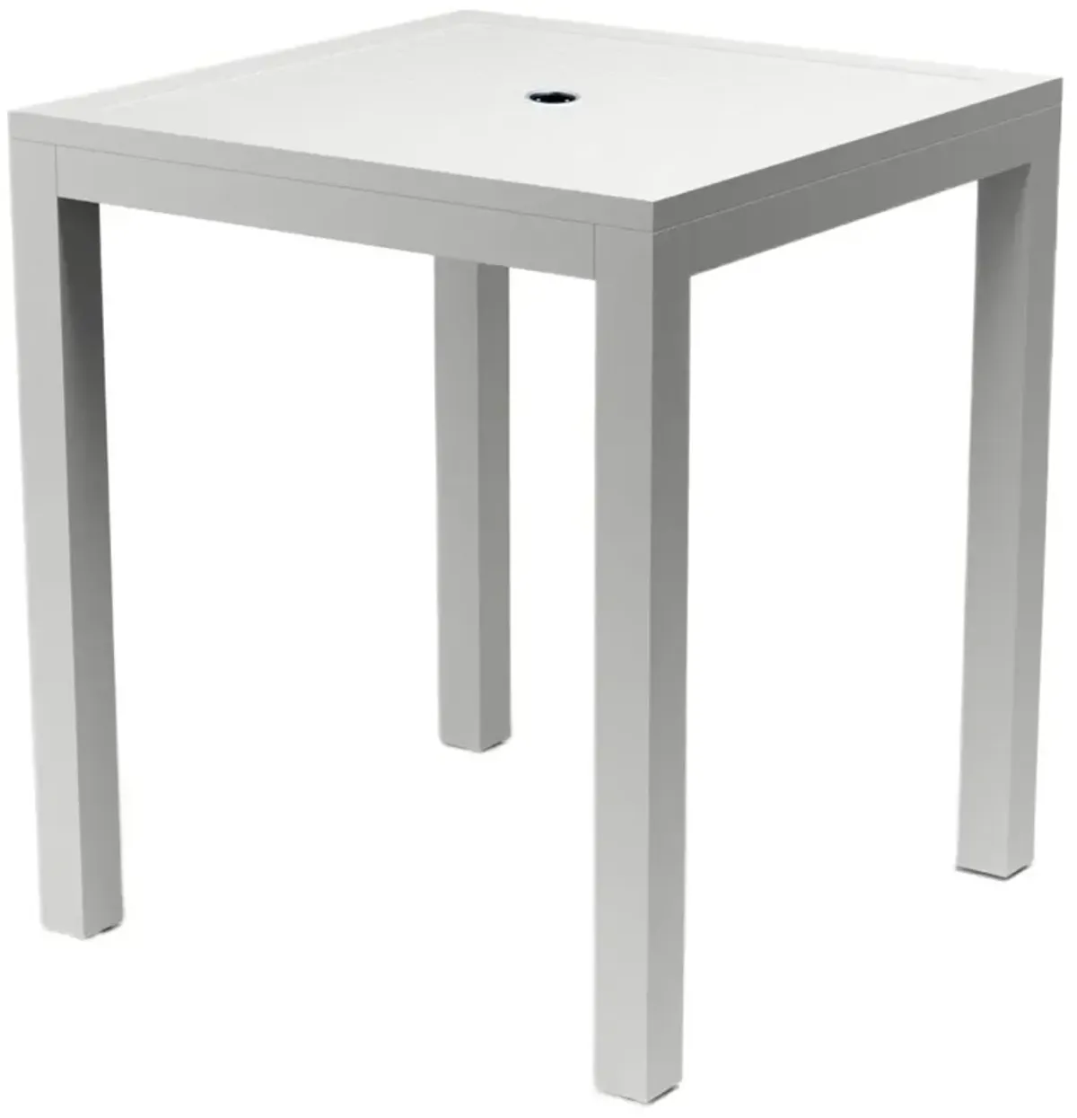 Harlyn Outdoor Aluminum Pub Table, White