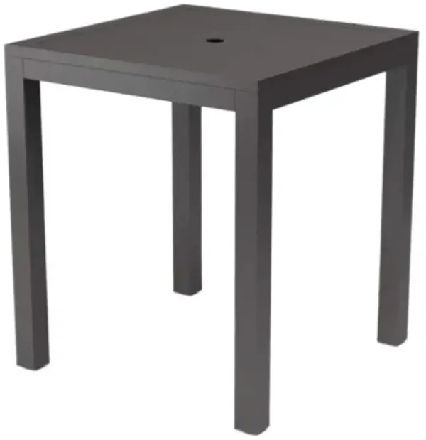 Evandor Outdoor Aluminum Pub Table - Graphite - Gray