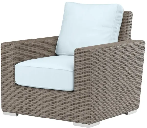 Neptune Outdoor Aluminum/Resin Wicker Club Chair