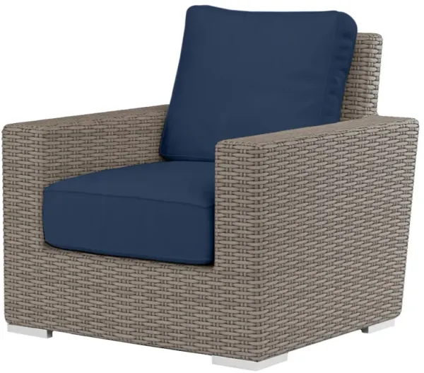 Neptune Outdoor Aluminum/Resin Wicker Club Chair