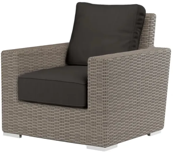 Neptune Outdoor Aluminum/Resin Wicker Club Chair