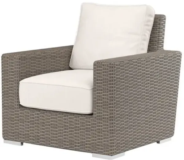 Neptune Outdoor Aluminum/Resin Wicker Club Chair