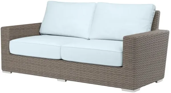 Neptune Outdoor Aluminum/Resin Wicker Loveseat