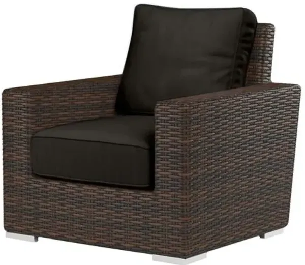 Montana Outdoor Aluminum/Resin Wicker Club Chair