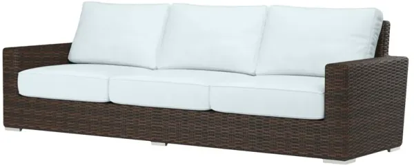 Montana Outdoor Aluminum/Resin Wicker 3-Seat Sofa