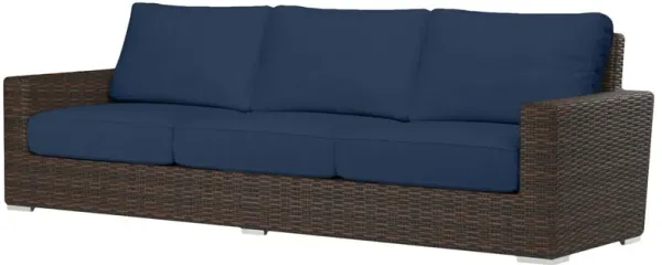 Montana Outdoor Aluminum/Resin Wicker 3-Seat Sofa