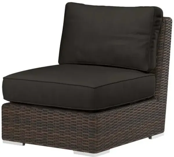Montana Outdoor Aluminum/Resin Wicker Armless Club Chair
