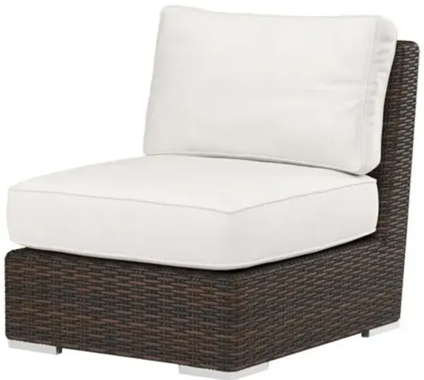 Montana Outdoor Aluminum/Resin Wicker Armless Club Chair