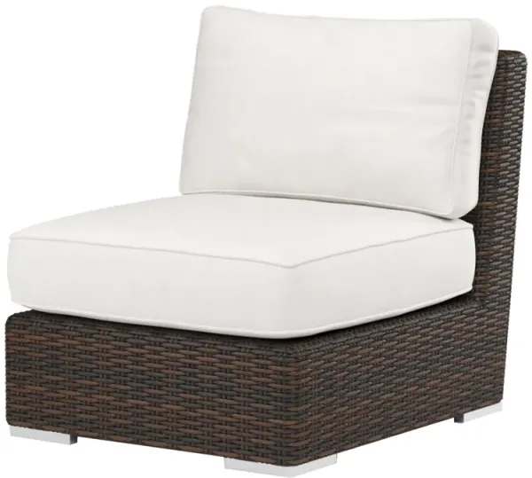 Montana Outdoor Aluminum/Resin Wicker Armless Club Chair