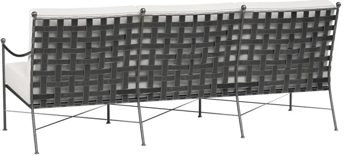 Isla Outdoor Iron 3-Seat Sofa