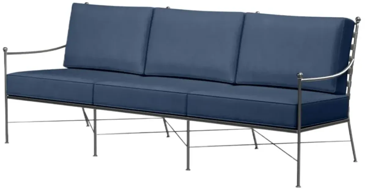 Isla Outdoor Iron 3-Seat Sofa