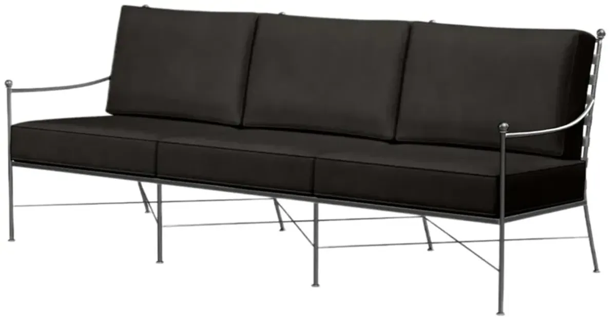 Isla Outdoor Iron 3-Seat Sofa