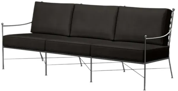 Isla Outdoor Iron 3-Seat Sofa