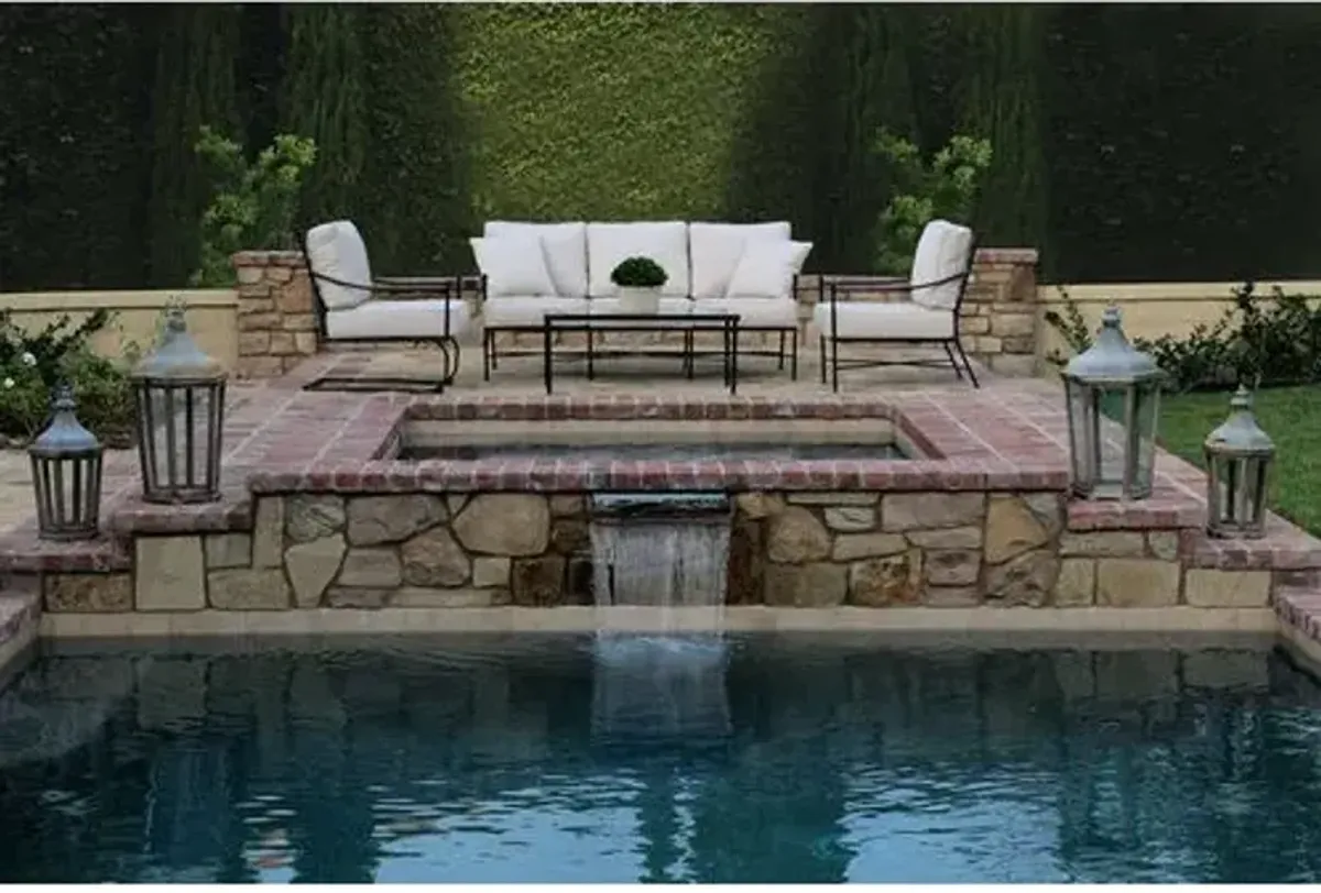 Isla Outdoor Iron 3-Seat Sofa