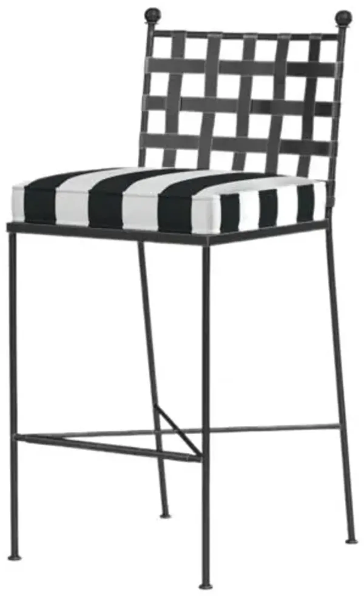 Isla Outdoor Iron Barstool - Multi