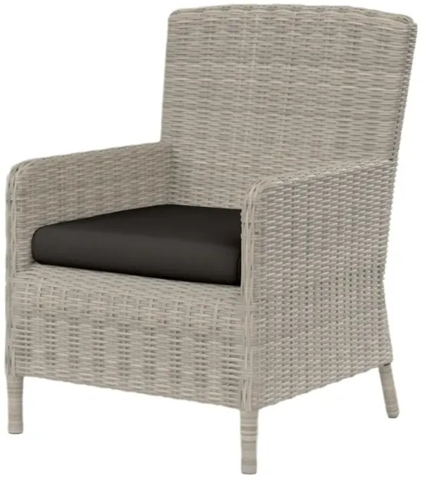 Maye Outdoor Aluminum/Resin Wicker Outdoor Dining Chair