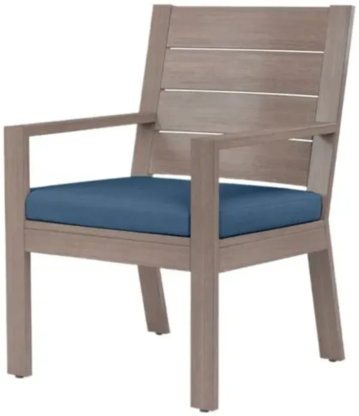 Farren Outdoor Aluminum Dining Chair - Blue