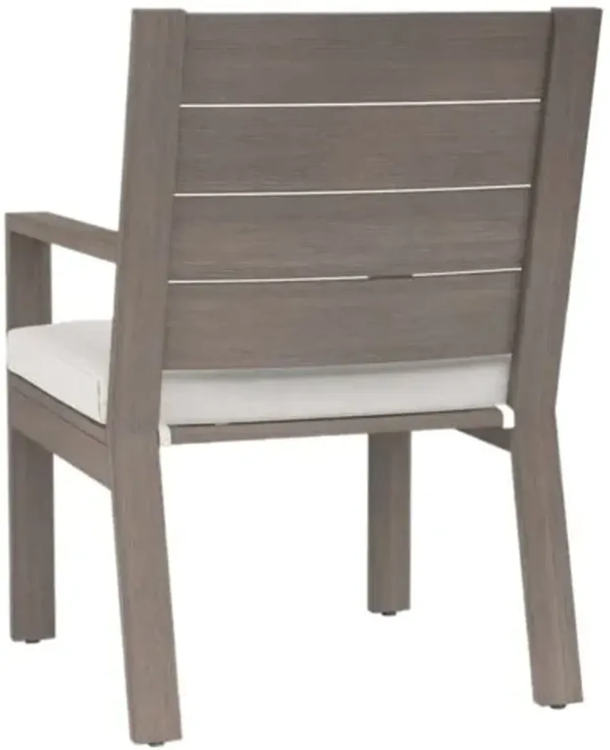 Farren Outdoor Aluminum Dining Chair - White