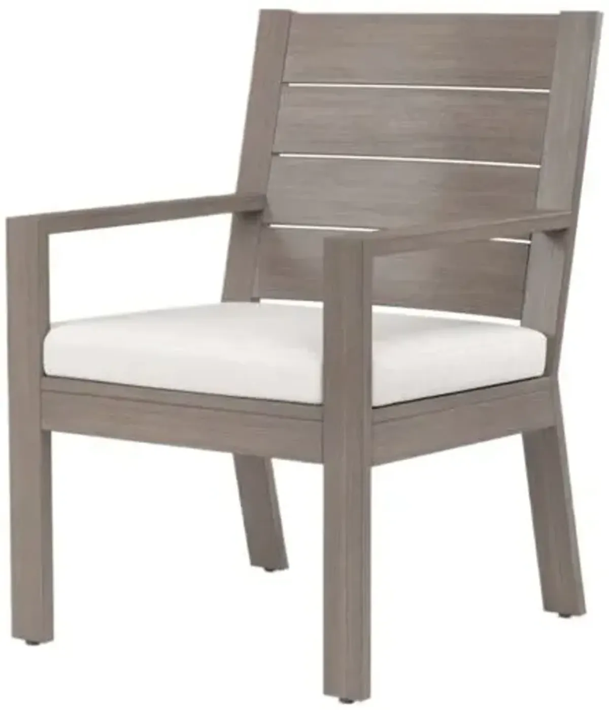 Farren Outdoor Aluminum Dining Chair - White