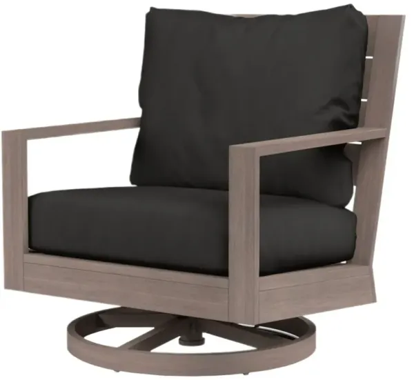 Farren Outdoor Aluminum Swivel Club Rocker