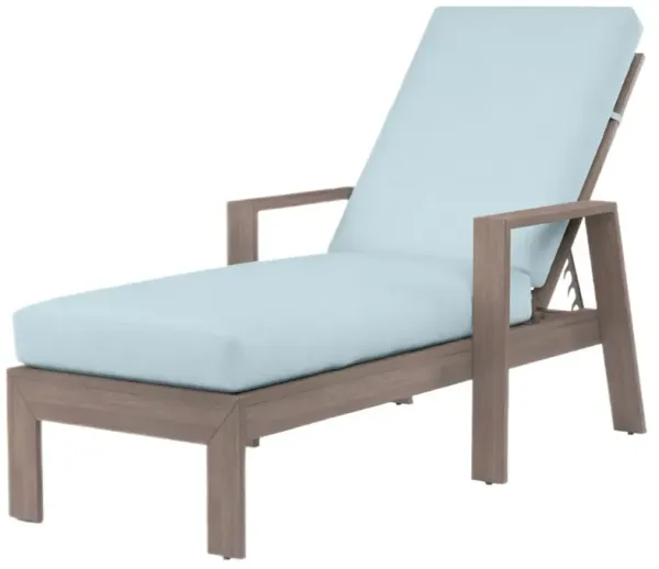 Farren Outdoor Aluminum Chaise Lounge