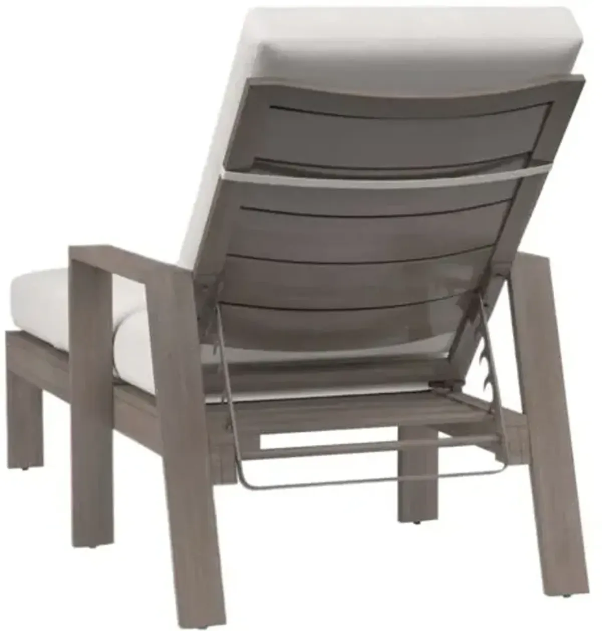 Farren Outdoor Aluminum Chaise Lounge - White - Comfortable, Sturdy, Stylish