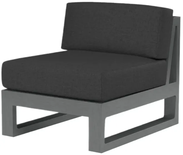 Laken Outdoor Aluminum Armless Club Chair
