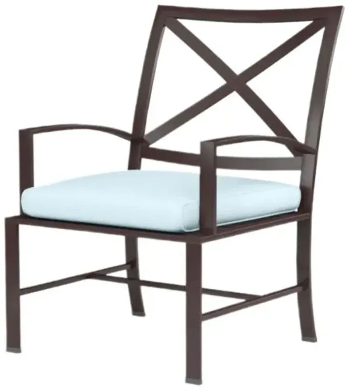 Ventura Outdoor Aluminum Dining Chair - Blue