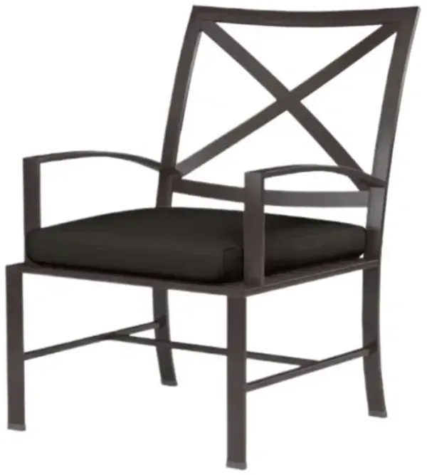 Ventura Outdoor Aluminum Dining Chair - Black
