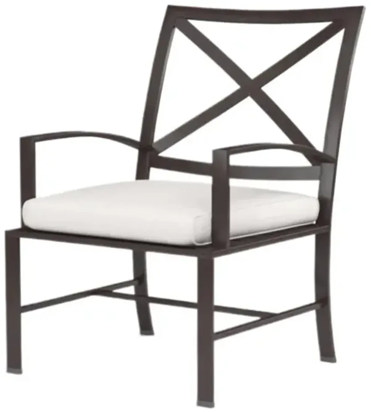 Ventura Outdoor Aluminum Dining Chair - White