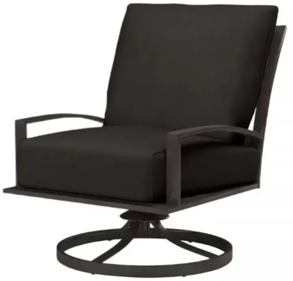 Ventura Outdoor Aluminum Club Swivel Chair