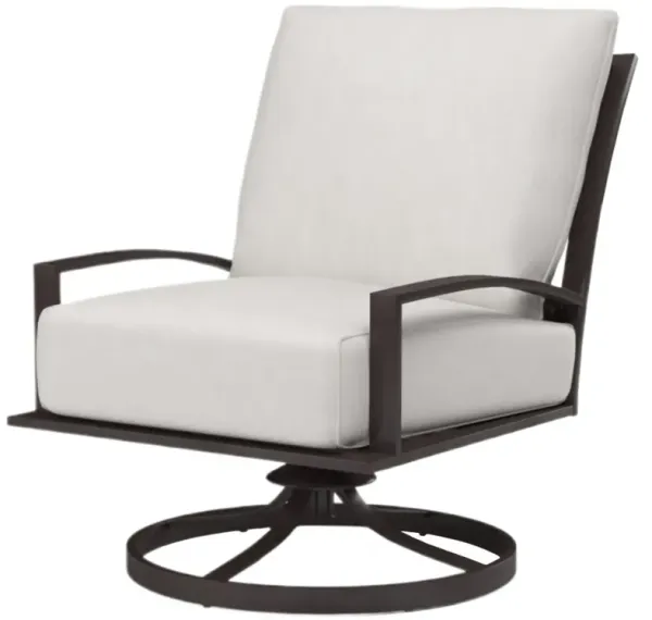 Ventura Outdoor Aluminum Club Swivel Chair